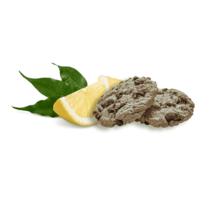 cookies citron spiruline et amandes